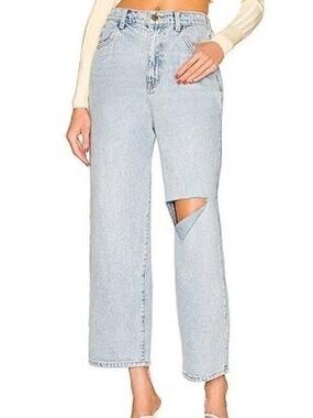 Show Me Your MuMu Sedona Straight Jeans Blue Haze Size 28